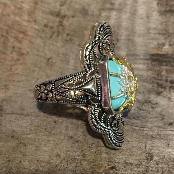 Silver European Insect Ring - Picture 3 of 5